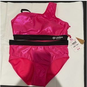 Justice Girls sport bikini swimsuit XL
